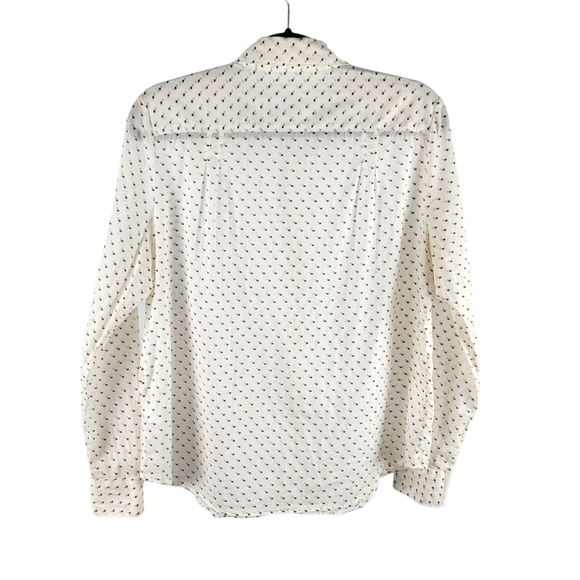 Dockers Women's Long Sleeve Lightweight Button Front Shirt Size Petite L White - Picture 5 of 6